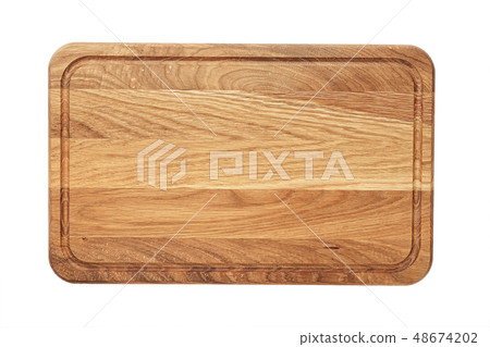 Rectangular wooden cutting board 48674202
