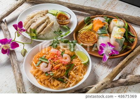Typical Thai food typical Thai cuisine Typical Thai food typical Thai cuisine 48675369