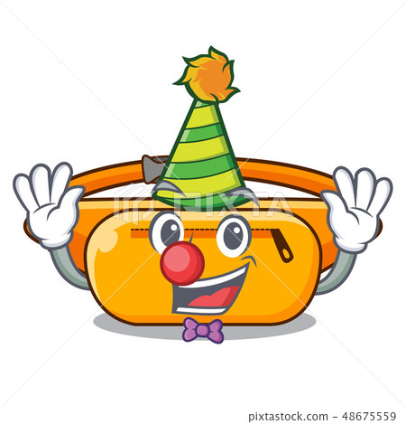 Clown waist bag isolated in the cartoon 48675559