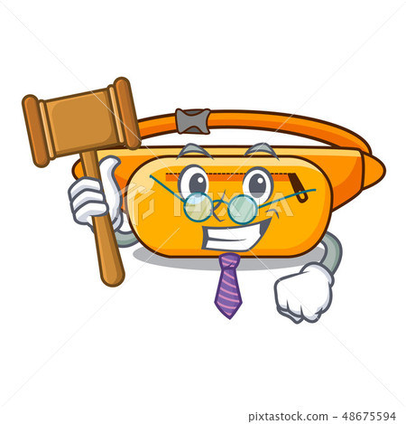 Judge waist bag isolated in the cartoon 48675594