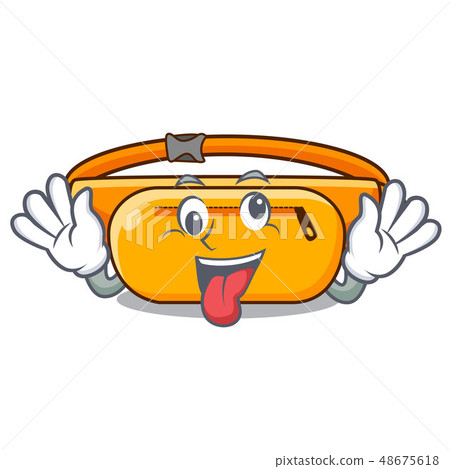 Crazy waist bag isolated in the cartoon Crazy waist bag isolated in the cartoon 48675618