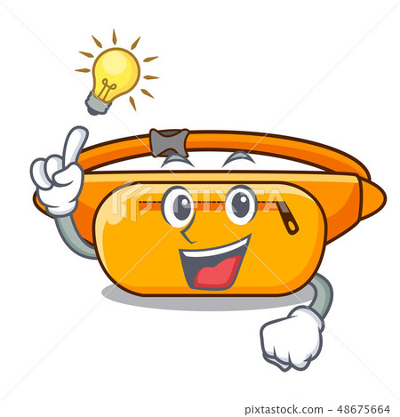 Have an idea waist bag isolated in the cartoon 48675664
