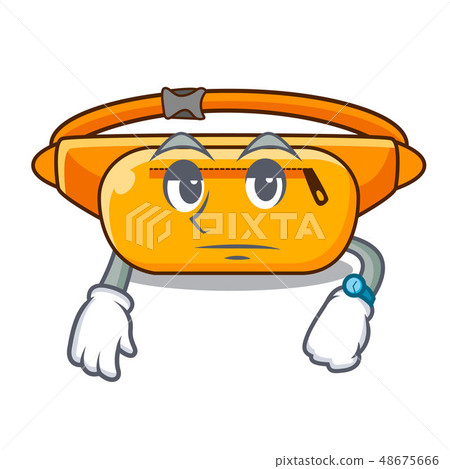 Waiting waist bag isolated in the cartoon Waiting waist bag isolated in the cartoon 48675666