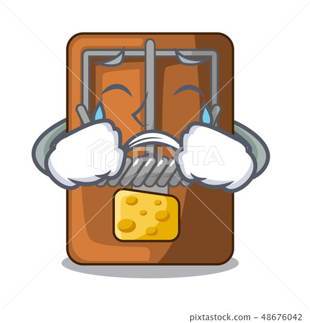 Crying mousetrap isolated with in the cartoon Crying mousetrap isolated with in the cartoon 48676042