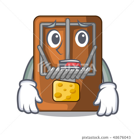 Afraid mousetrap isolated with in the cartoon Afraid mousetrap isolated with in the cartoon 48676043