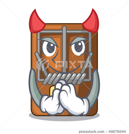 Devil mousetrap isolated with in the cartoon Devil mousetrap isolated with in the cartoon 48676044