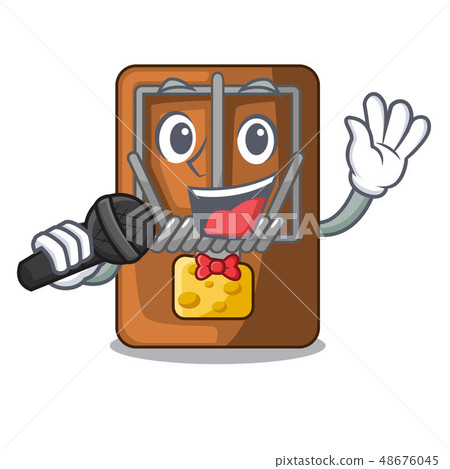 Singing mousetrap isolated with in the cartoon Singing mousetrap isolated with in the cartoon 48676045