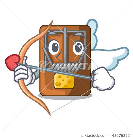 Cupid mousetrap in the a character shape 48676233