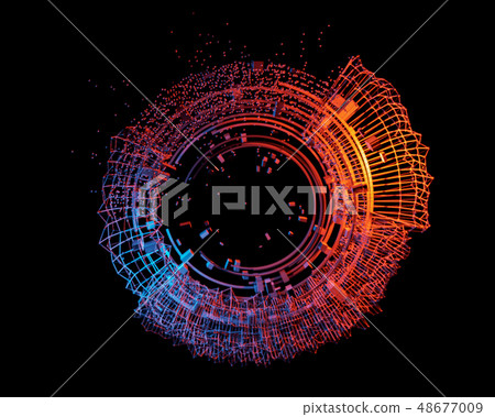 Concept Design Abstract Architecture or HUD Element or Space Station Concept Design Abstract Architecture or HUD Element or Space Station 48677009