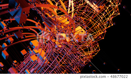Concept Design Abstract Architecture or HUD Element or Space Station Concept Design Abstract Architecture or HUD Element or Space Station 48677022