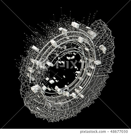Concept Design Abstract Architecture or HUD Element or Space Station Concept Design Abstract Architecture or HUD Element or Space Station 48677030