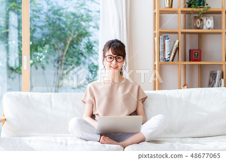 A young lady (personal computer) A young lady (personal computer) 48677065