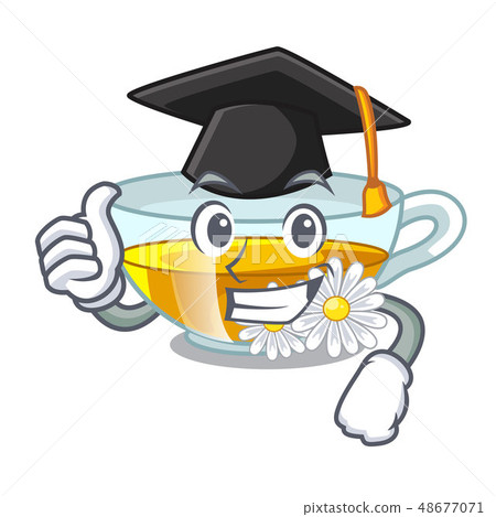 Graduation chamomile tea in the character bottles Graduation chamomile tea in the character bottles 48677071