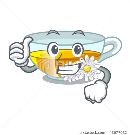 Thumbs up chamomile tea in the character bottles 48677082
