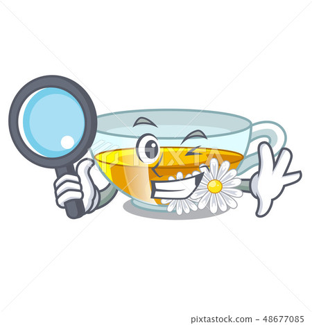 Detective chamomile tea in the character bottles 48677085