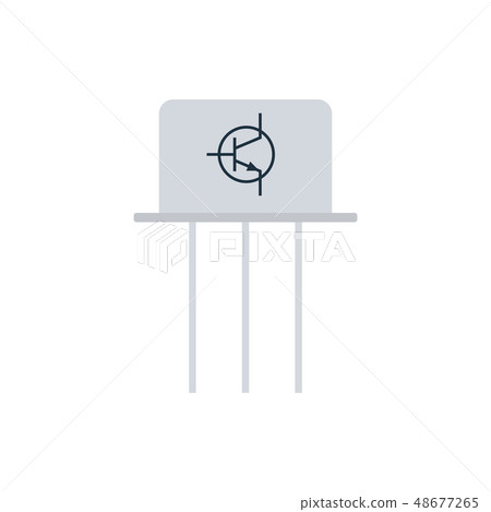 Transistor icon Transistor icon 48677265