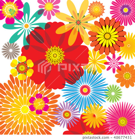 Floral pattern illustration Floral pattern illustration 48677431