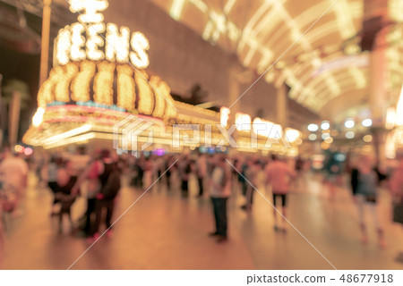 Las Vegas Blurred background night Las Vegas Blurred background night 48677918
