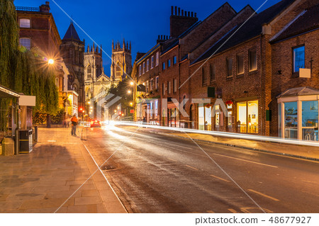 York minster with cityscape York minster with cityscape 48677927