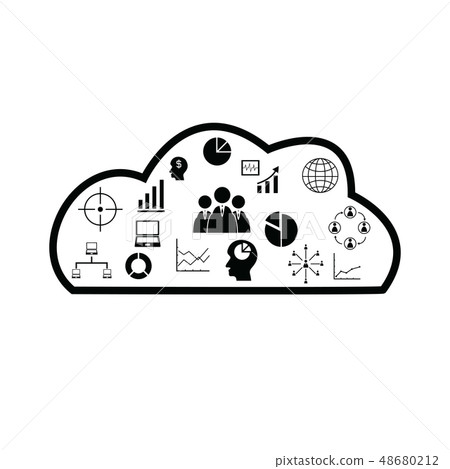 cloud  business concept 48680212