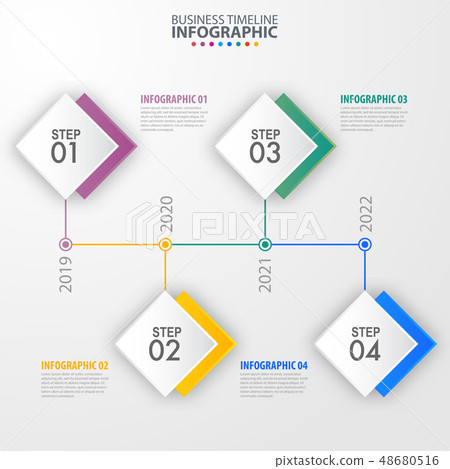 Business Infographics design template 48680516