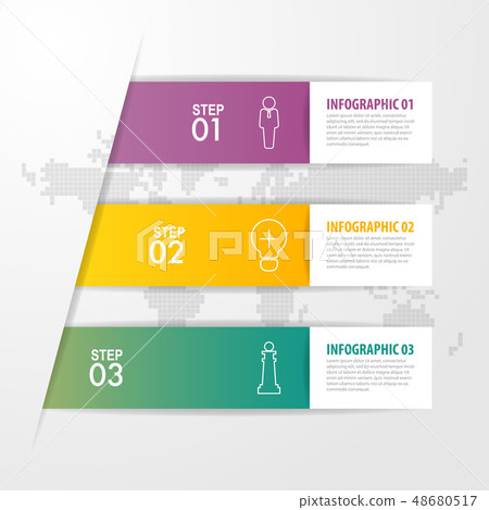 Business Infographics design template Business Infographics design template 48680517