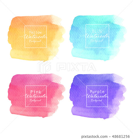 Colorful abstract watercolor background. 48681256