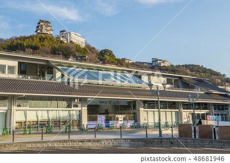 尾道站 開放前一天 照片素材 圖片 圖庫