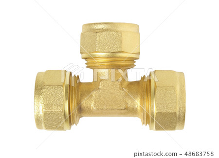 Bronze tee for plastic pipes 48683758