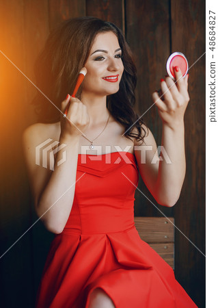 lady in red 48684827