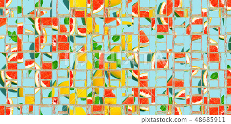 Abstract background collage mosaic design Abstract background collage mosaic design 48685911