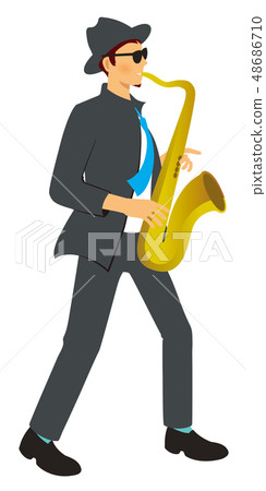 Trumpet player Trumpet player 48686710