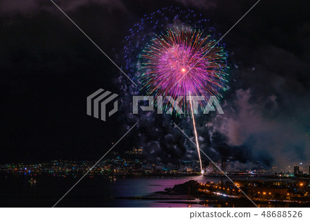 (Nagano Prefecture) Suwa Lake Festival Hako Fireworks Festival (Nagano Prefecture) Suwa Lake Festival Hako Fireworks Festival 48688526
