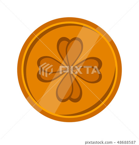Isolated coin icon Isolated coin icon 48688587