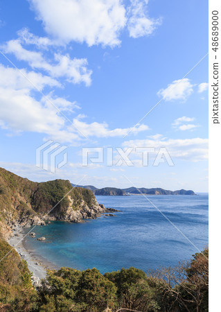 三重縣南伊豆町的海岸線 三重縣南伊豆町的海岸線 48689000