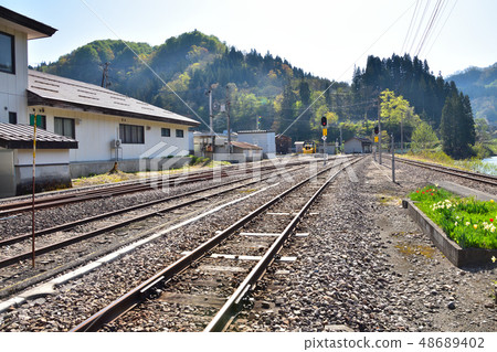 在福島JR會津川口站內 48689402