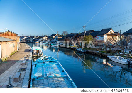 Scenery of Toyama, Imizu City, Port town 48689728