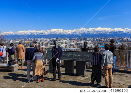 Toyama _ Kureha Mountain Observatory and Tateyama Mountain Range 48690103