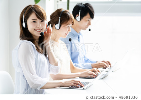 呼叫中心圖像 呼叫中心圖像 48691336