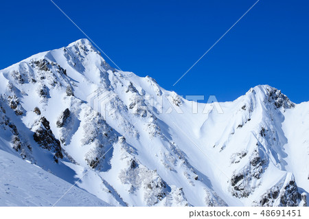 Ginlin Karamatsudake山峰北阿爾卑斯山 Ginlin Karamatsudake山峰北阿爾卑斯山 48691451