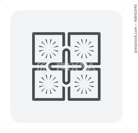 tile floor icon tile floor icon 48692040