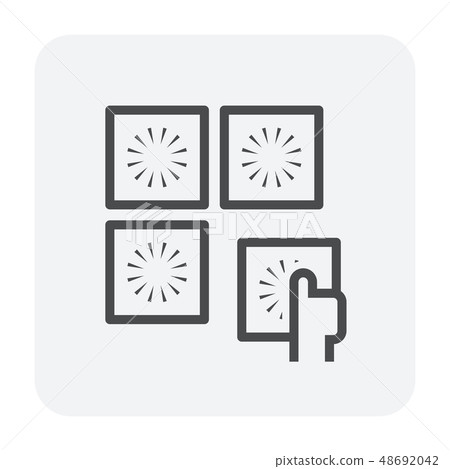 tile floor icon tile floor icon 48692042