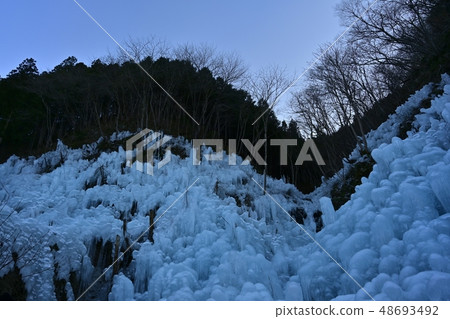 Ice pillar of Ashiga Kubo at Chichibu Yokosecho Ice pillar of Ashiga Kubo at Chichibu Yokosecho 48693492