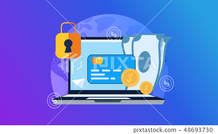 Vector Illustration International Pay Online. 48693730