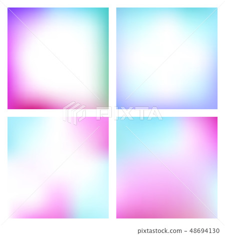Set of abstract gradient with soft colors Set of abstract gradient with soft colors 48694130