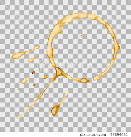 Coffee Stain Isolated. Coffee Stain Isolated. 48694681