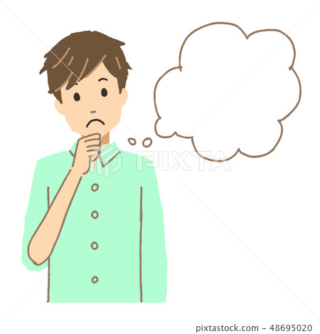 Thinking man Thinking man 48695020