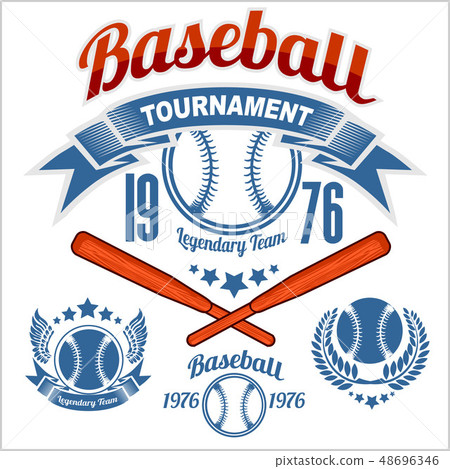 American baseball emblem 48696346