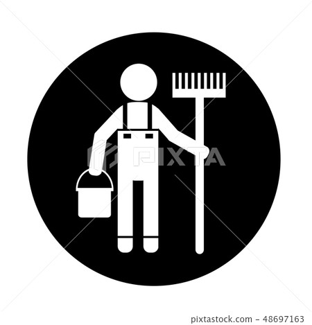 Cleaner Man icon Cleaner Man icon 48697163