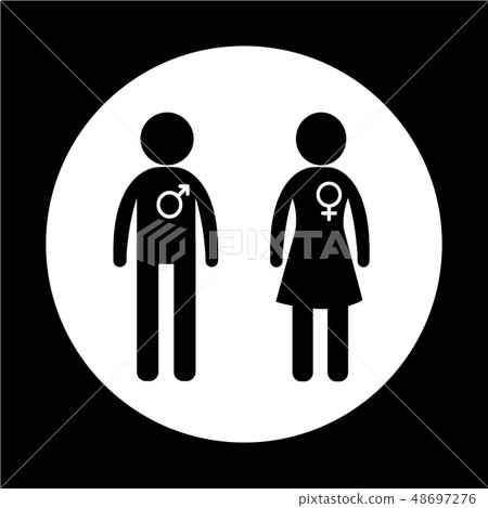 Gender people icon Gender people icon 48697276